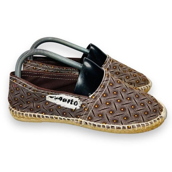 Cotheeka Natural Fiber Jute and Canvas Espadrilles Flats Brown Women's 8 - Picture 4 of 11